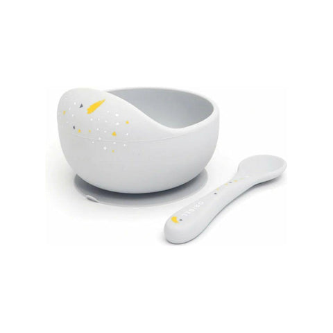Oribel Baby Bowl & Spoon - Earl Grey