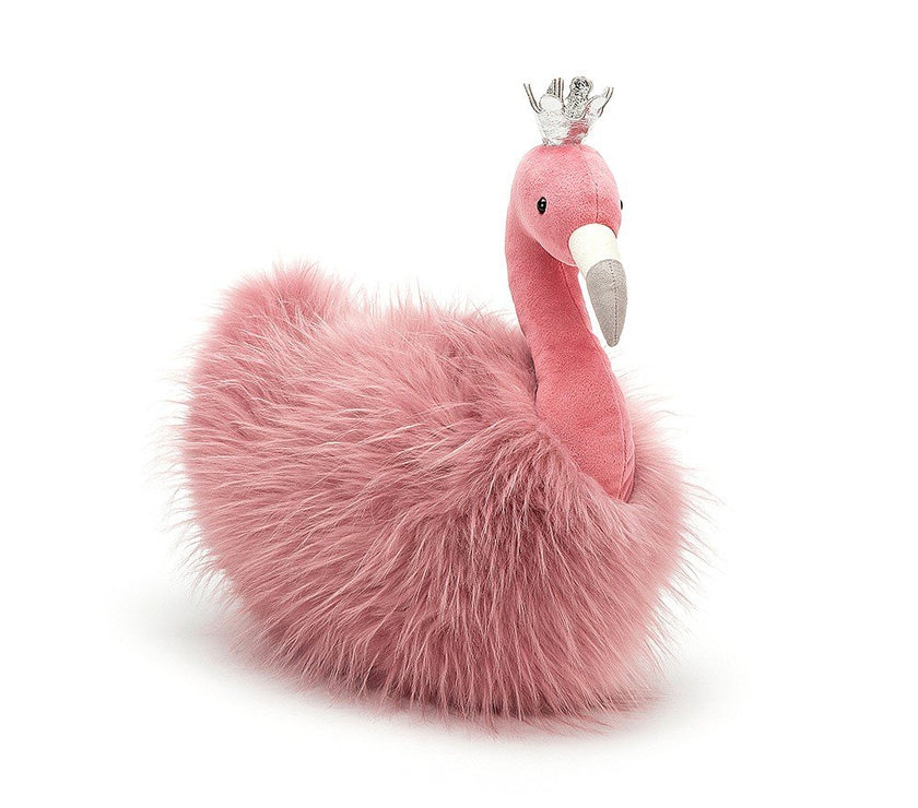 JellyCat Fancy Flamingo Fluffy - H34cm