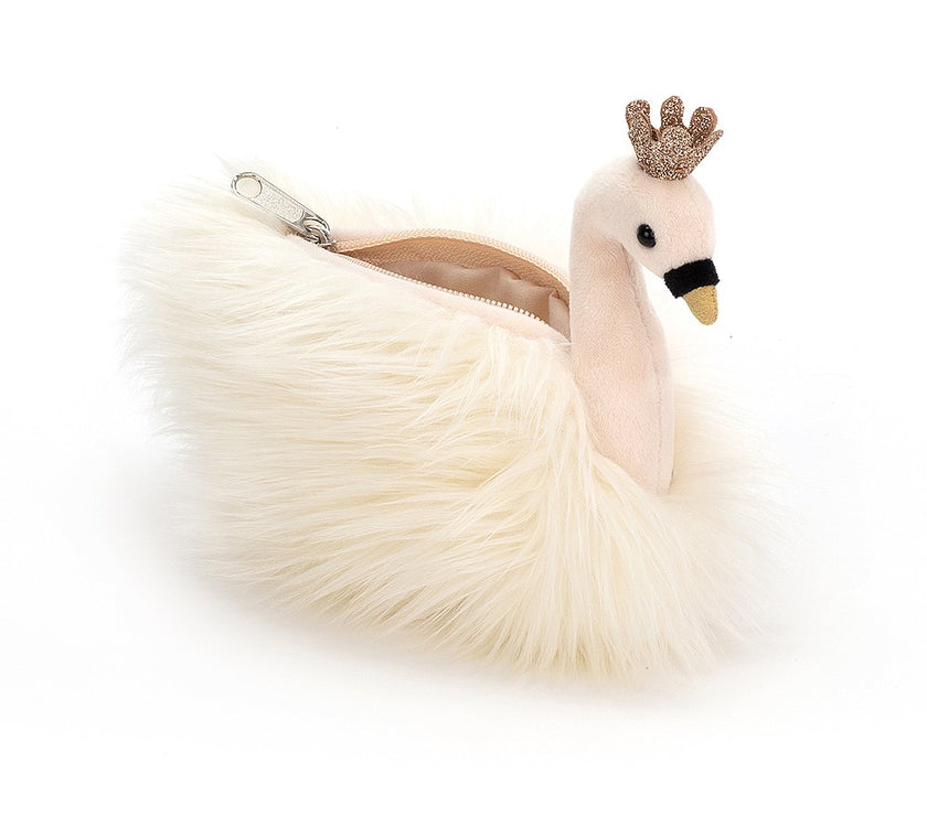 JellyCat Fancy Swan Purse