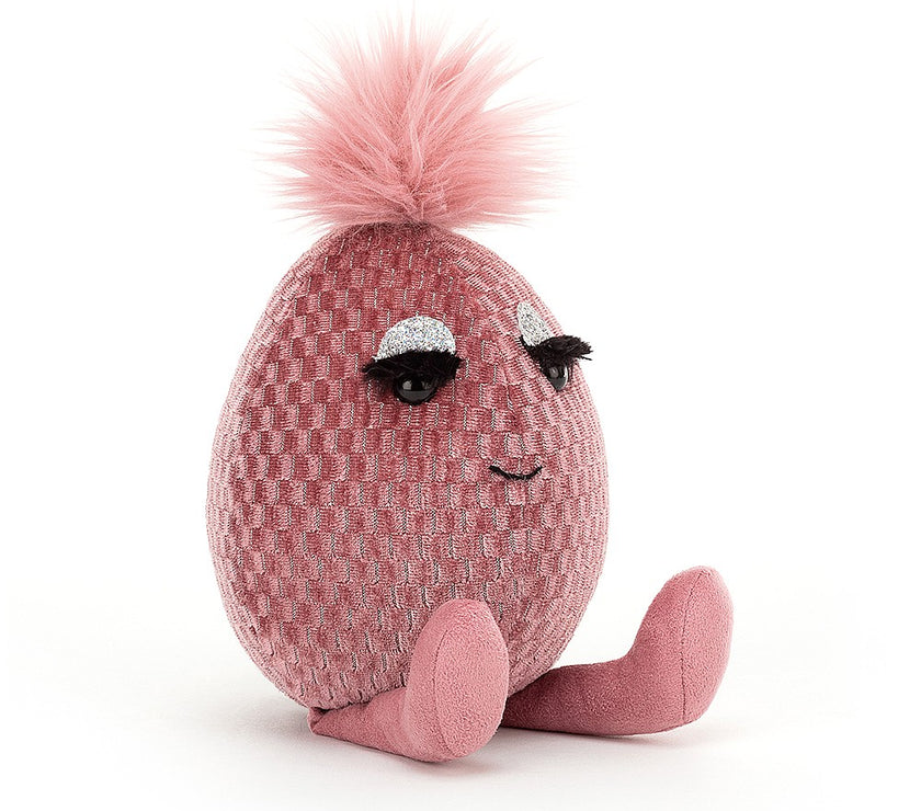 JellyCat Fabbyegg Pink Topaz - H24cm | Little Baby.