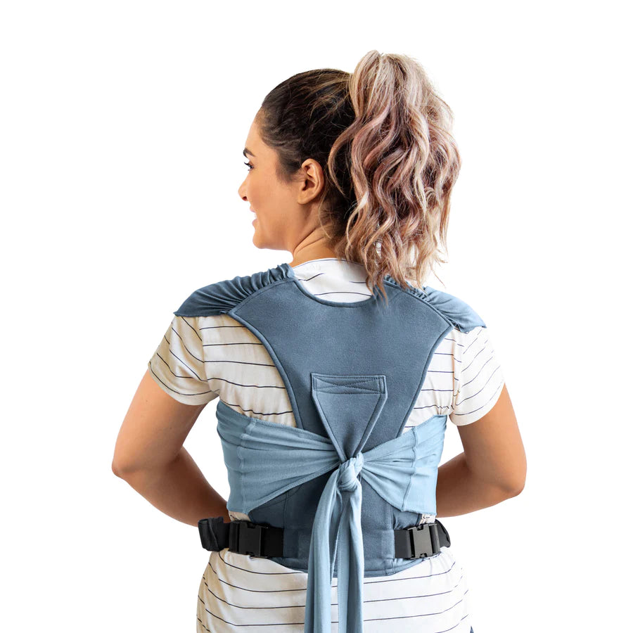 Moby Easy Wrap Carrier - Sea Spray Blue