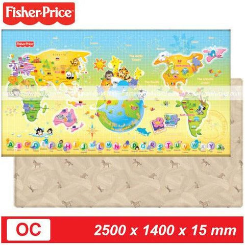 Fisher-Price Playmat - World Map (One-Cut) | Little Baby.