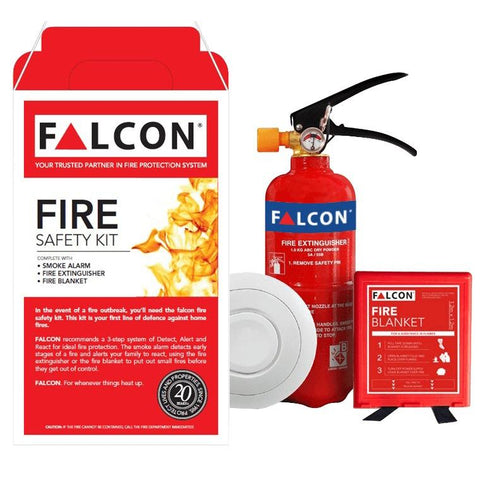 FALCON Premium 3-In-1 Fire Safety Kit | Little Baby.