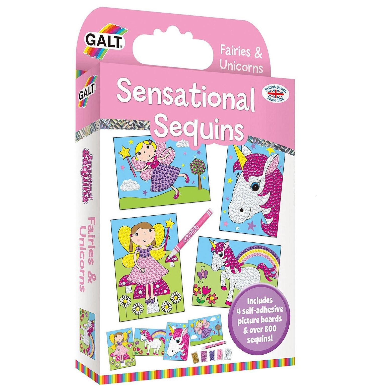 Galt Fairies and Unicorns Sensational Sequins | Little Baby.