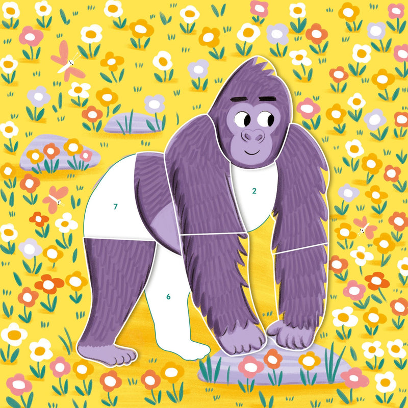 Galt Sticker By Numbers (Wild Animals)-3