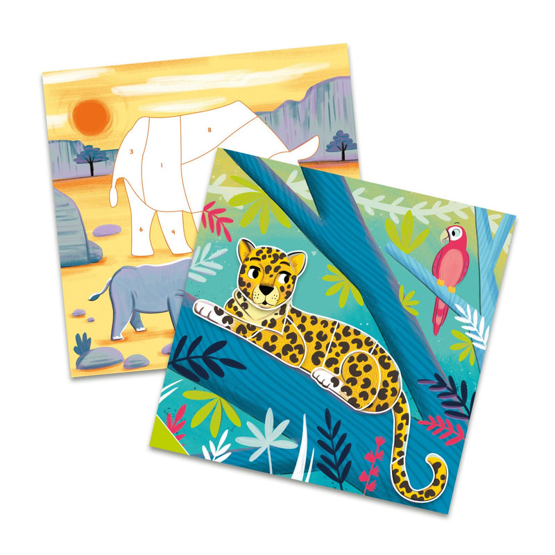 Galt Sticker By Numbers (Wild Animals)-7