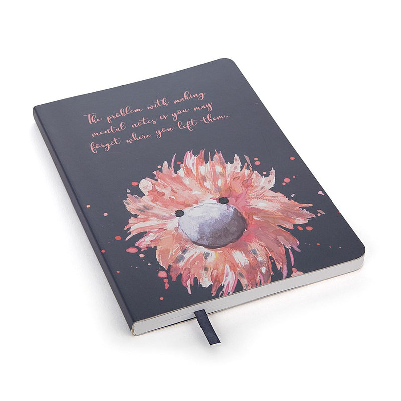 JellyCat Glad To Be Me Navy Note Book (lined)-1