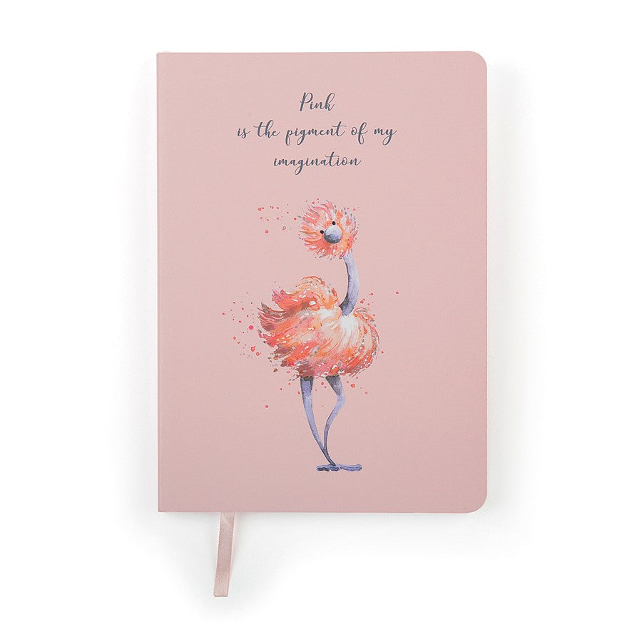 JellyCat Glad To Be Me Pink Note Book (lined)