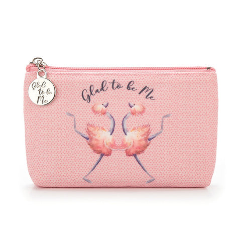 JellyCat Glad To Be Me Pink Pouch