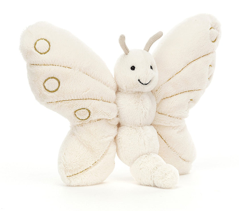JellyCat Glistening Winter Butterfly - H17cm