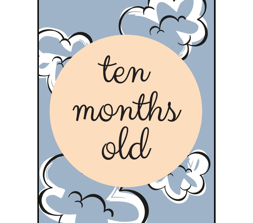 The Paper Elf - Generic Baby Milestone Cards | Little Baby.