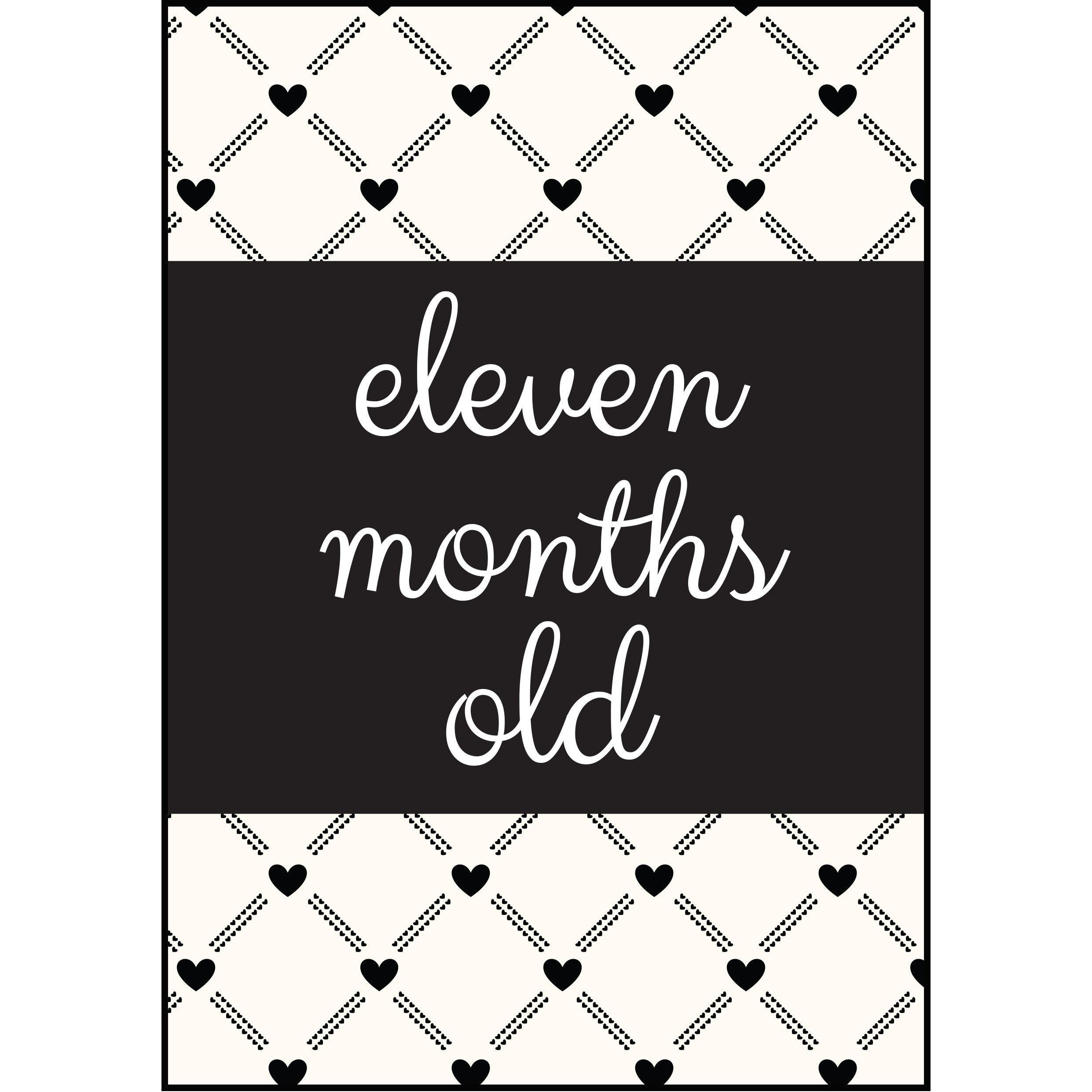 The Paper Elf - Generic Baby Milestone Cards | Little Baby.