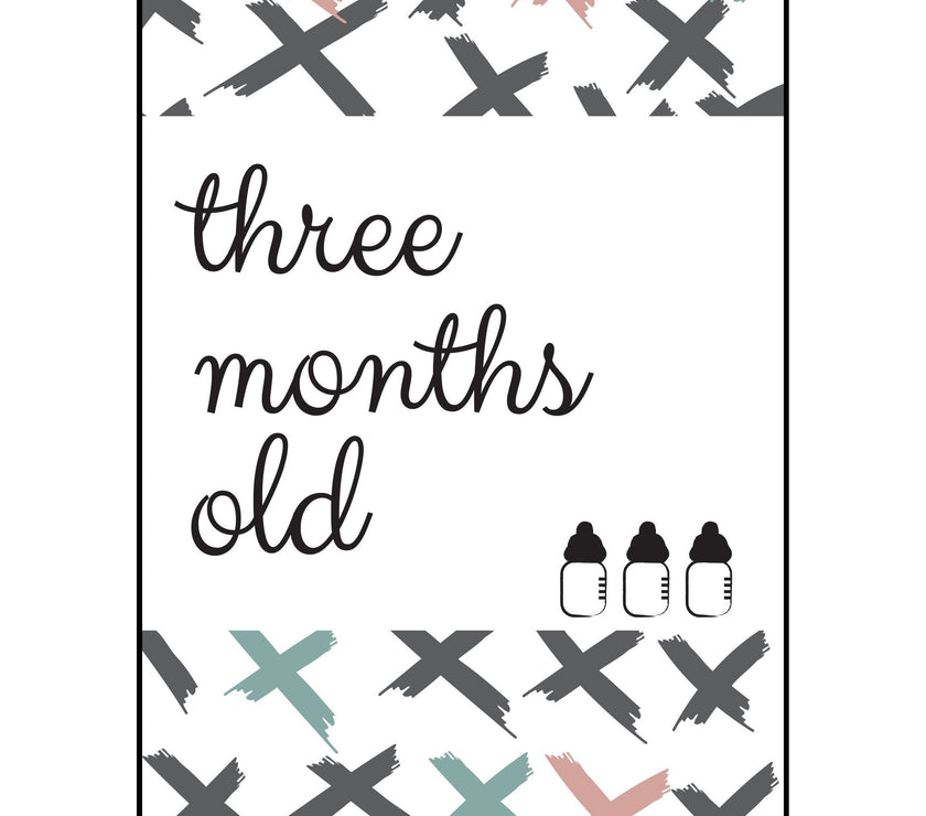 The Paper Elf - Generic Baby Milestone Cards | Little Baby.