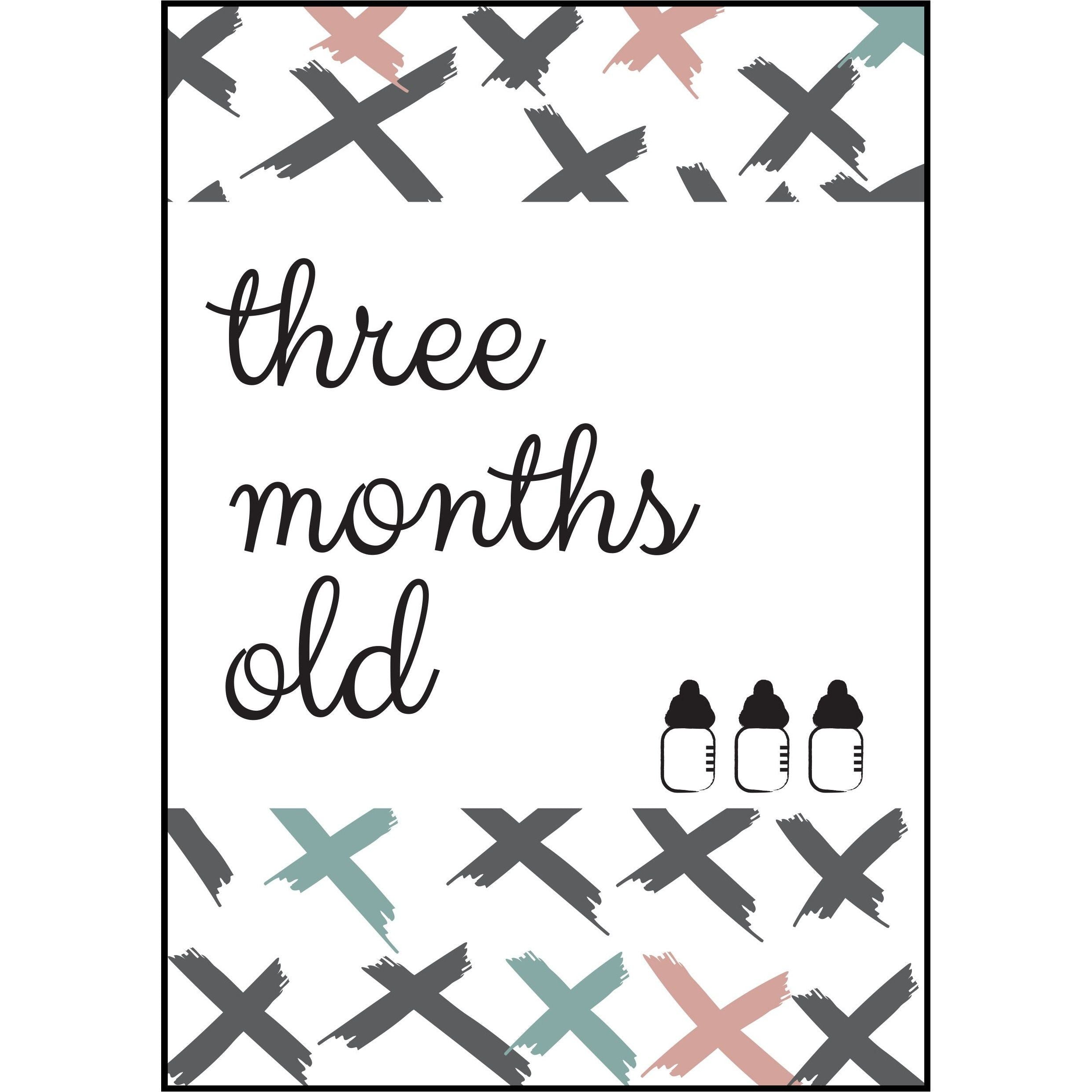 The Paper Elf - Generic Baby Milestone Cards | Little Baby.
