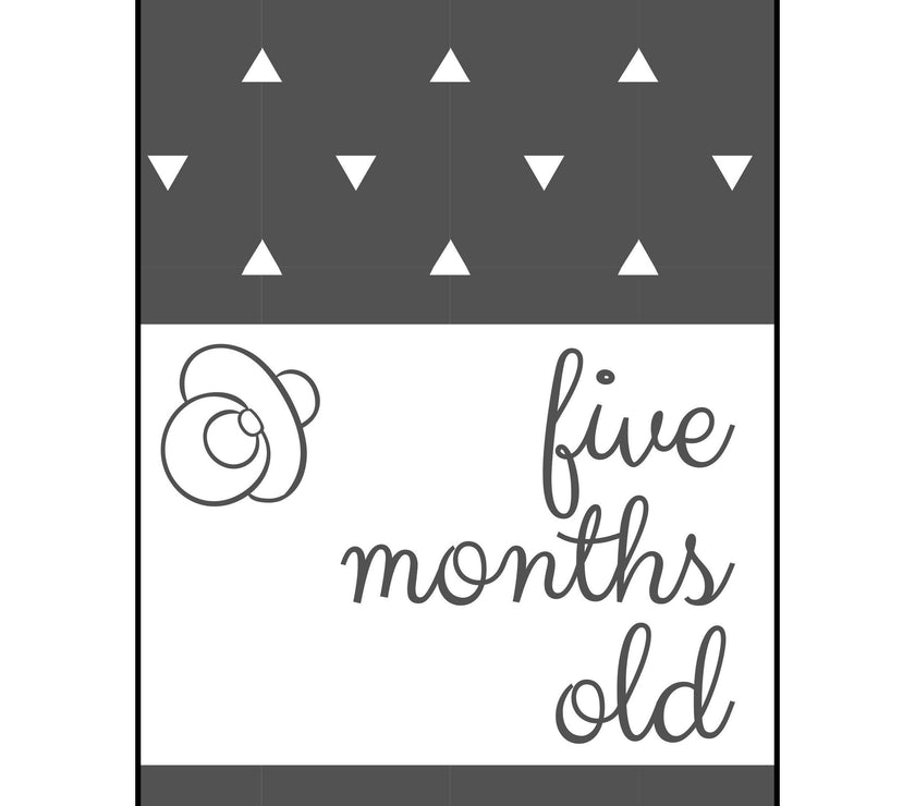 The Paper Elf - Generic Baby Milestone Cards | Little Baby.