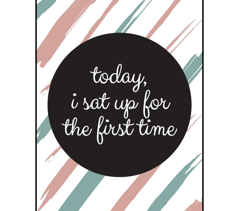 The Paper Elf - Generic Baby Milestone Cards | Little Baby.