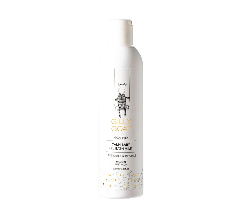 GILLY GOAT Calm Baby Oil Bath Milk 250ml | Little Baby.