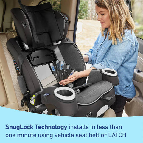 Graco® 4Ever® DLX SnugLock® Grow™ 4-in-1 Car Seat - Maison (Online Exclusive)