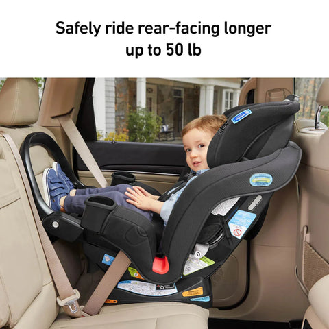 Graco 4 in 1 car seat rear hot sale facing weight limit