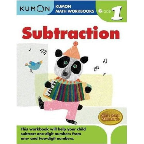 Kumon Math Workbooks Grade 1 Subtraction | Little Baby.
