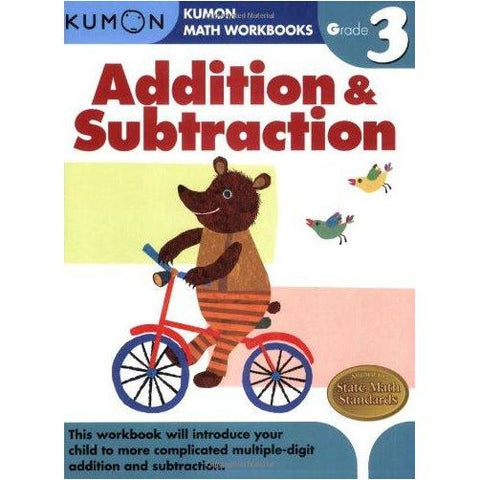 Kumon Math Workbooks Grade 3 Addition & Subtraction | Little Baby.