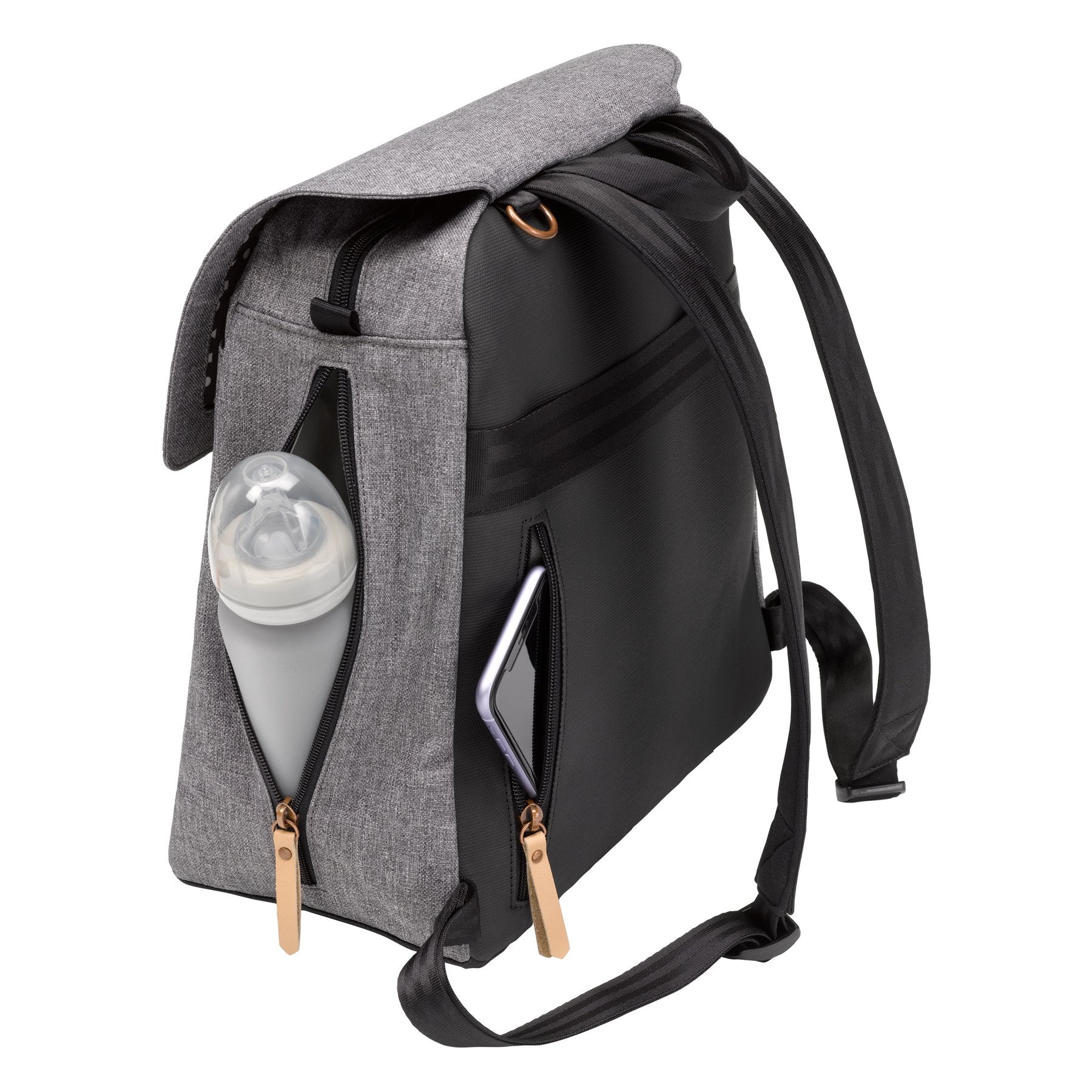 Petunia Pickle Bottom META Backpack - Graphite/Black (Exclusive) w/ GWP Free Gifts | Little Baby.