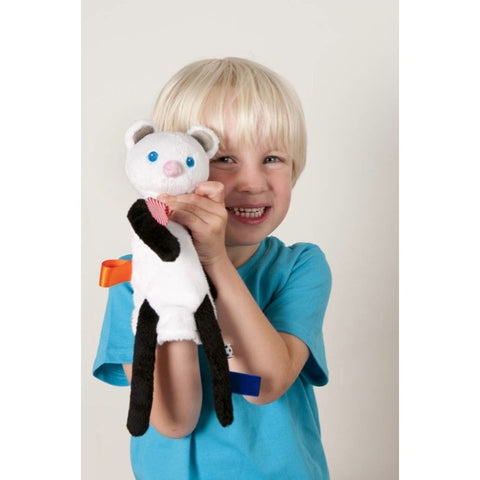 HAND PUPPET - LUNE THE CUDDLING BEAR | Little Baby.