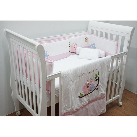 Bedding Set – Happy Moments (Pink Or Blue) | Little Baby.