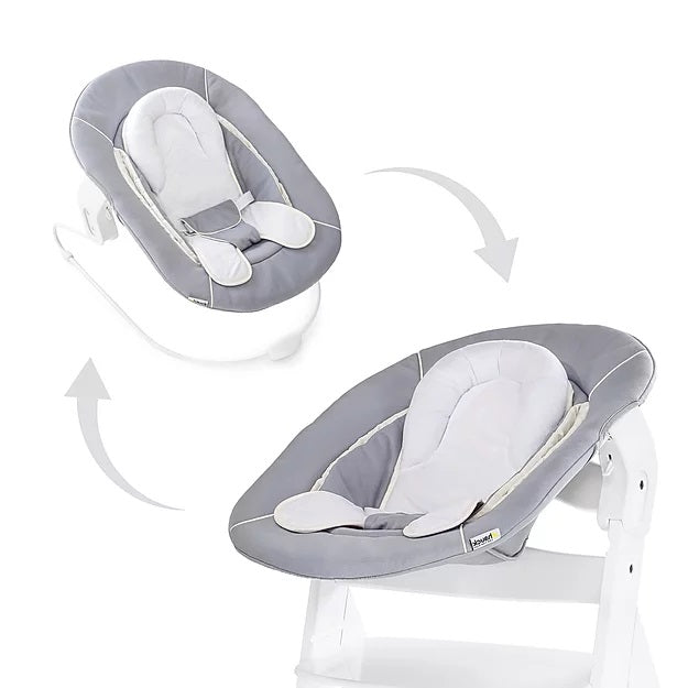 Hauck Alpha+ Trio: Highchair + Tray + Bouncer | Little Baby.