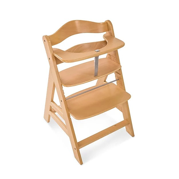 Hauck Alpha+ Wooden Highchair (Natural) | Little Baby.