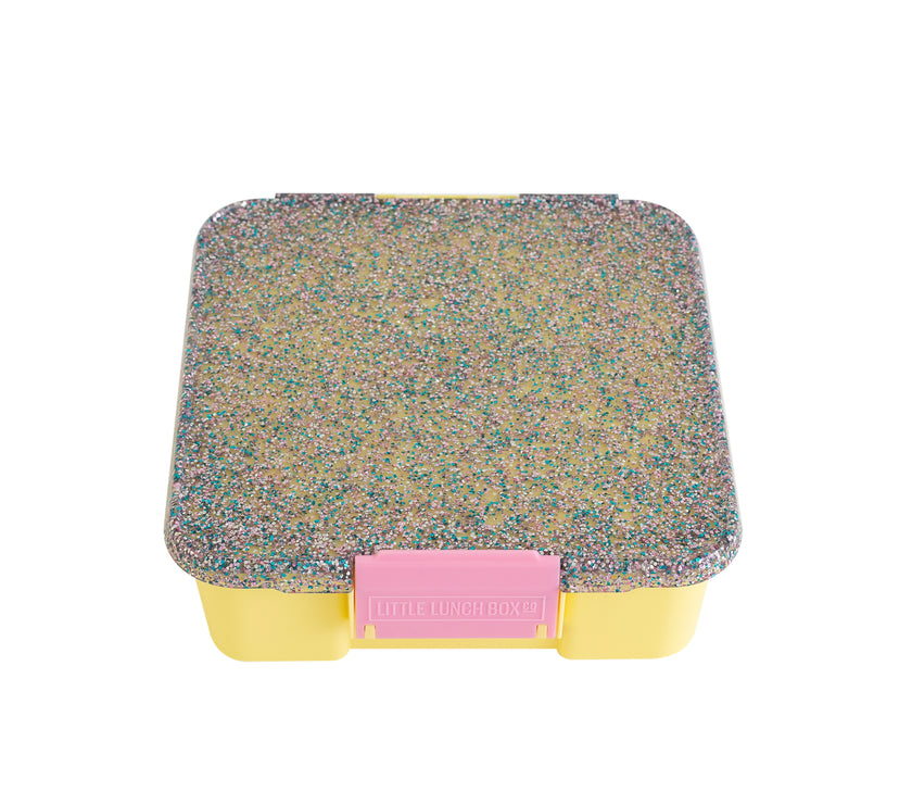 Little Lunch Box Co - Bento Three - Yellow Glitter (Pre-order ETA Mid Dec 2019) | Little Baby.