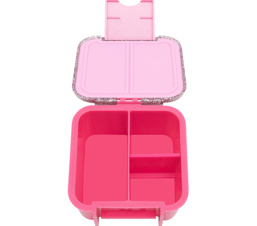 Little Lunch Box - Bento Three - Pink Glitter (Pre-order) | Little Baby.