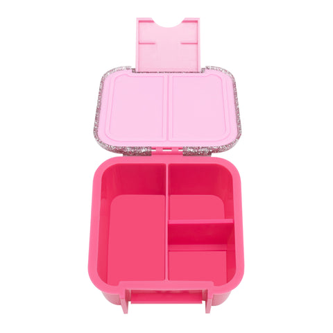 Little Lunch Box - Bento Three - Pink Glitter (Pre-order) | Little Baby.