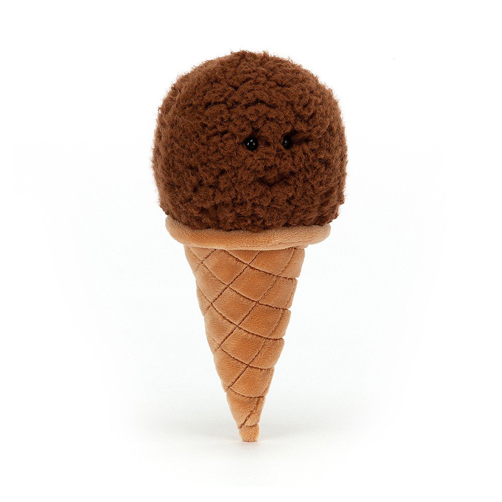 JellyCat Irresistible Ice Cream Chocolate - H18cm