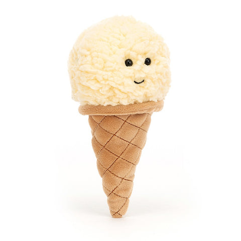 JellyCat Irresistible Ice Cream Vanilla- H18cm