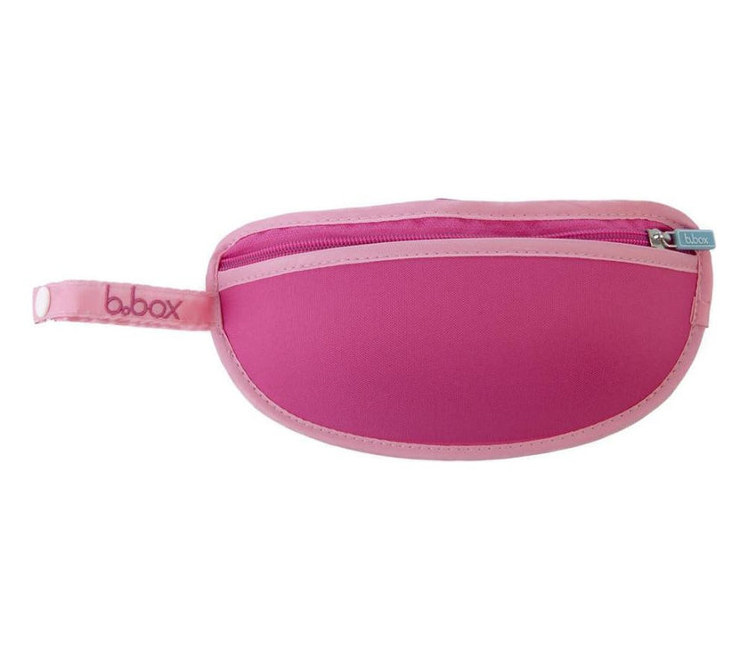 B.box Travel Bib w/ Baby Spoon (Flower Power) | Little Baby.