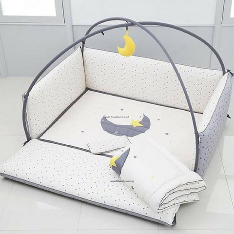 [Christmas Special 04] Stylemaster Portable Mattress Topper and Lolbaby Convertible Microfiber Bumper Bed (L) | Little Baby.