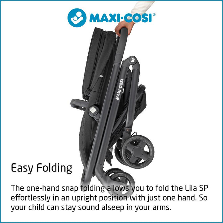 Maxi-Cosi LILA SP Stroller - Essential Black (6m-48m) (0-22kg) | Little Baby.
