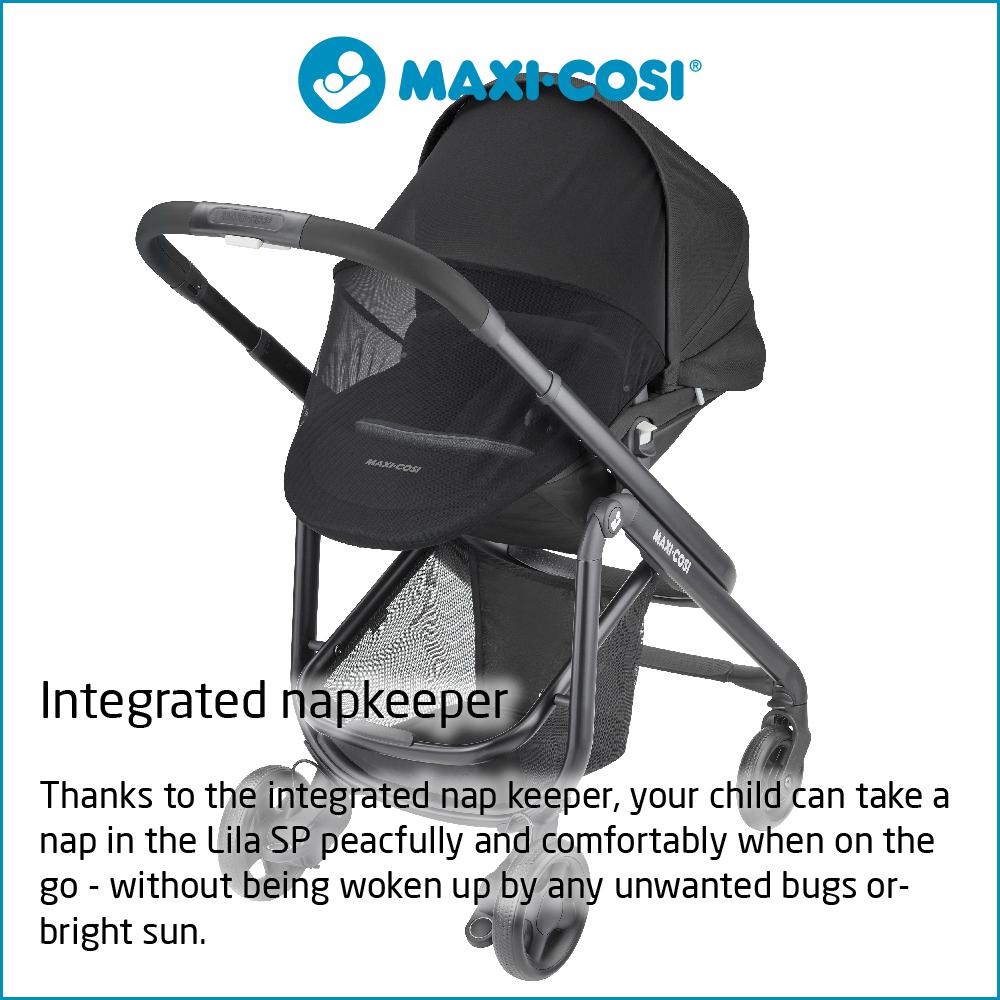 Maxi-Cosi LILA SP Stroller - Essential Black (6m-48m) (0-22kg) | Little Baby.