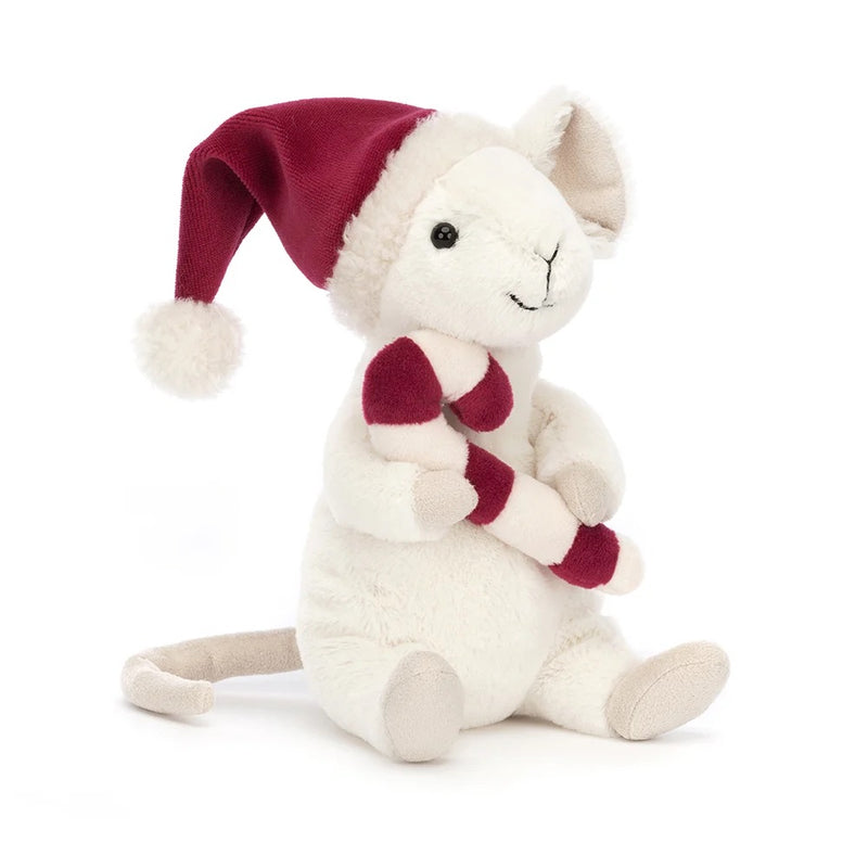 Jellycat Merry Mouse Candy Cane - H18cm-1
