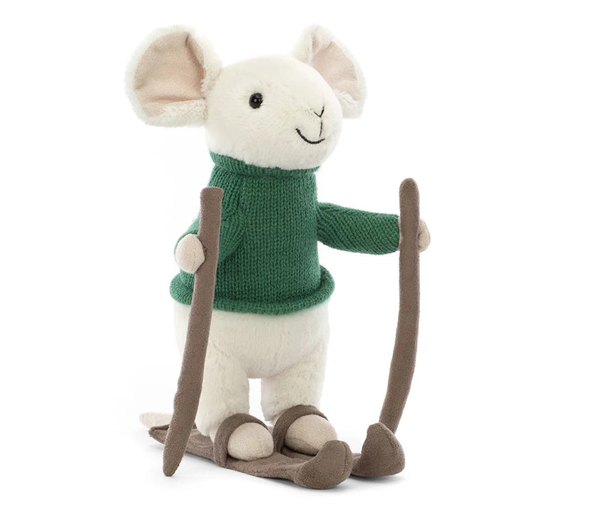 Jellycat Merry Mouse Skiing - H20cm