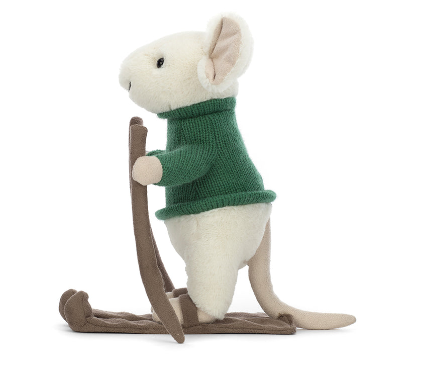 Jellycat Merry Mouse Skiing - H20cm