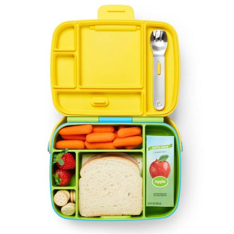 Munchkin Lunch™ Bento Box with Stainless Steel Utensils | Little Baby.