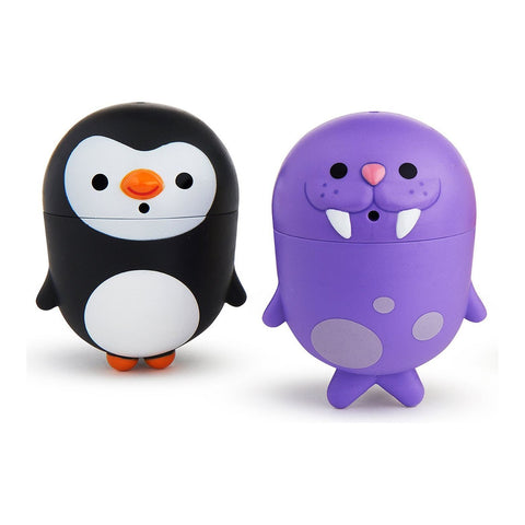 Munchkin CleanSqueeze™ Mold-Free Bath Squirts - Penguin/Walrus | Little Baby.