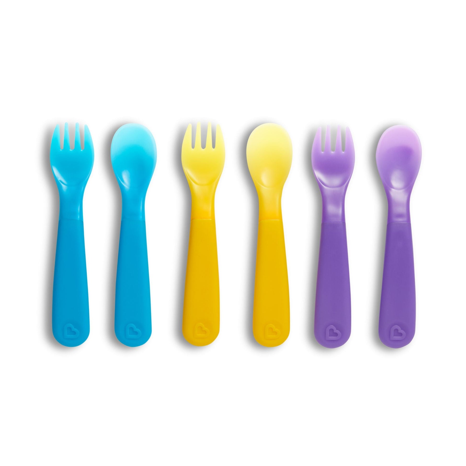 Munchkin ColorReveal ™ Colour Changing Toddler Forks & Spoons-1