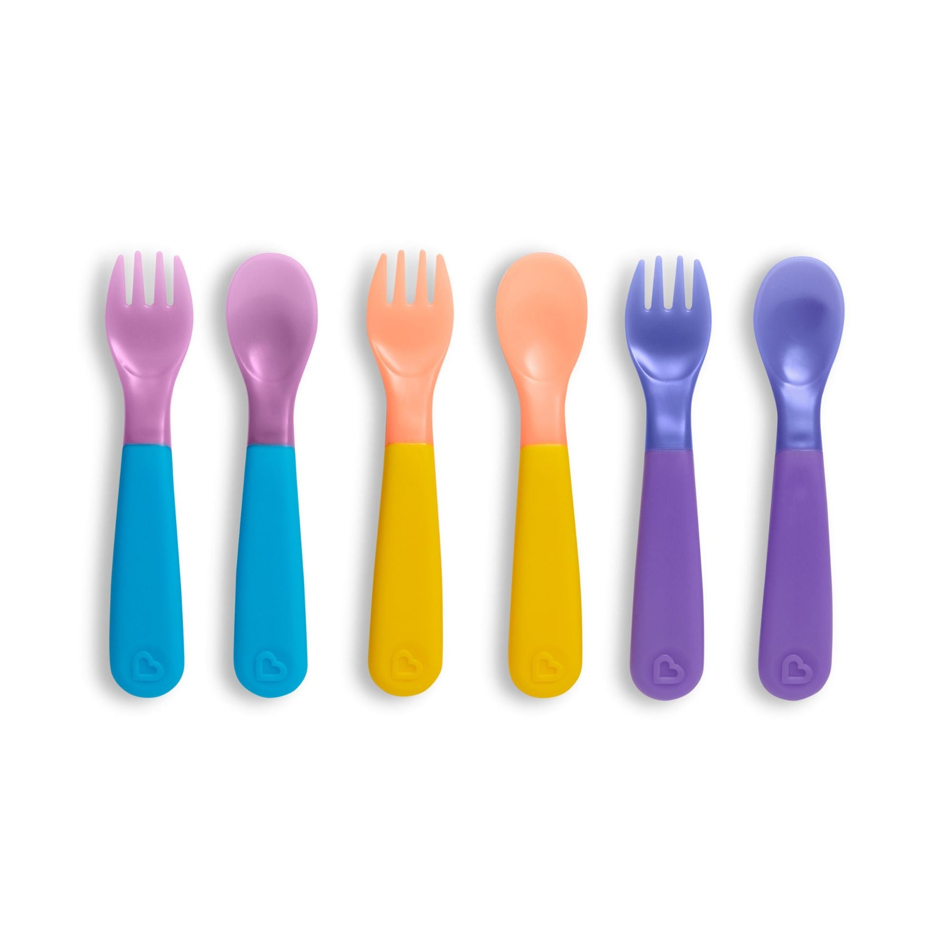 Munchkin ColorReveal ™ Colour Changing Toddler Forks & Spoons-4