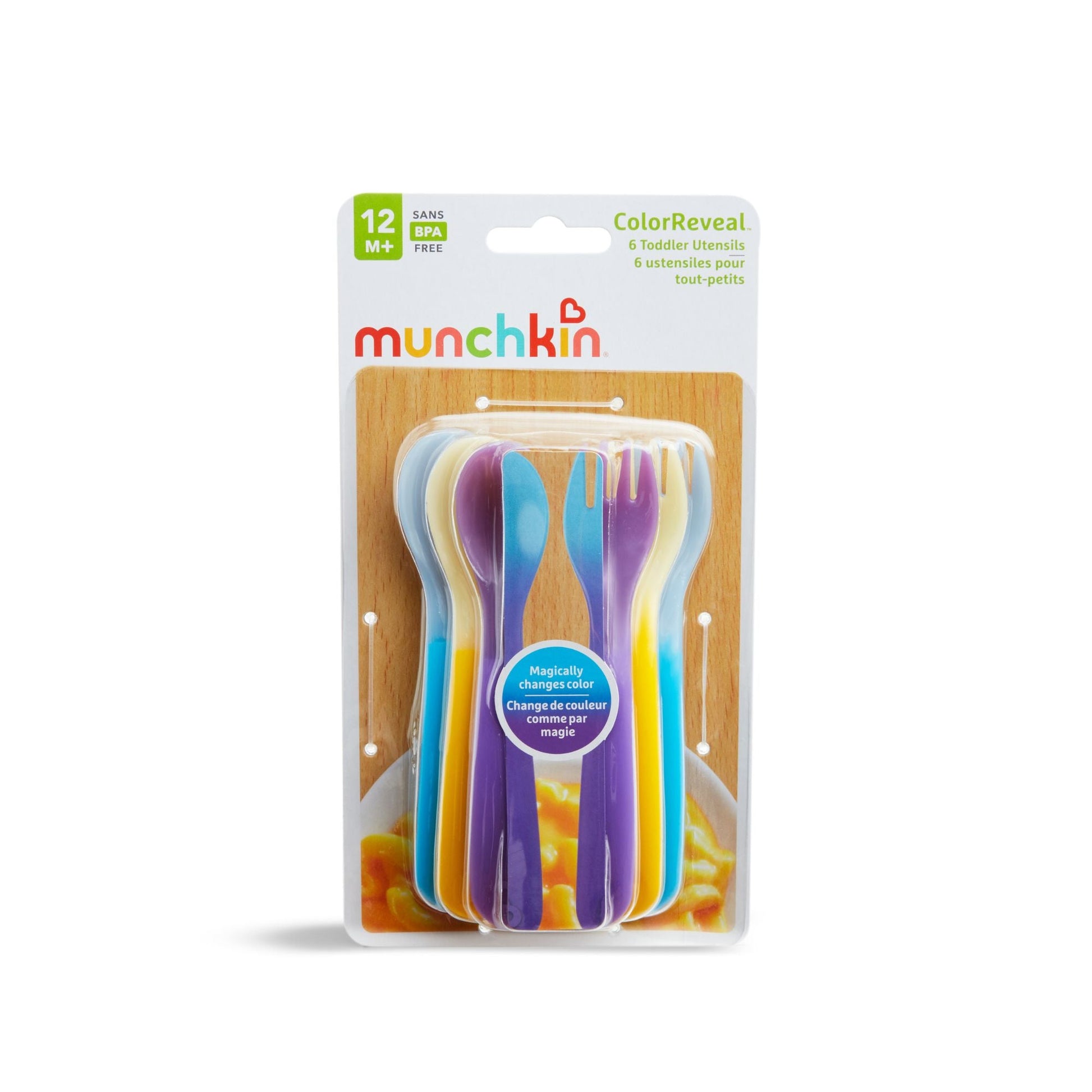 Munchkin ColorReveal ™ Colour Changing Toddler Forks & Spoons-7