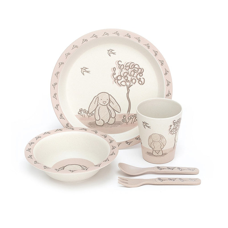 JellyCat My Friend Bunny Bamboo Set | Little Baby.