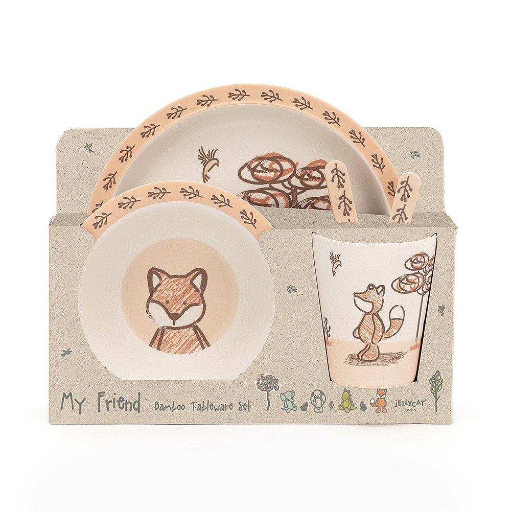 JellyCat My Friend Fox Bamboo Set | Little Baby.