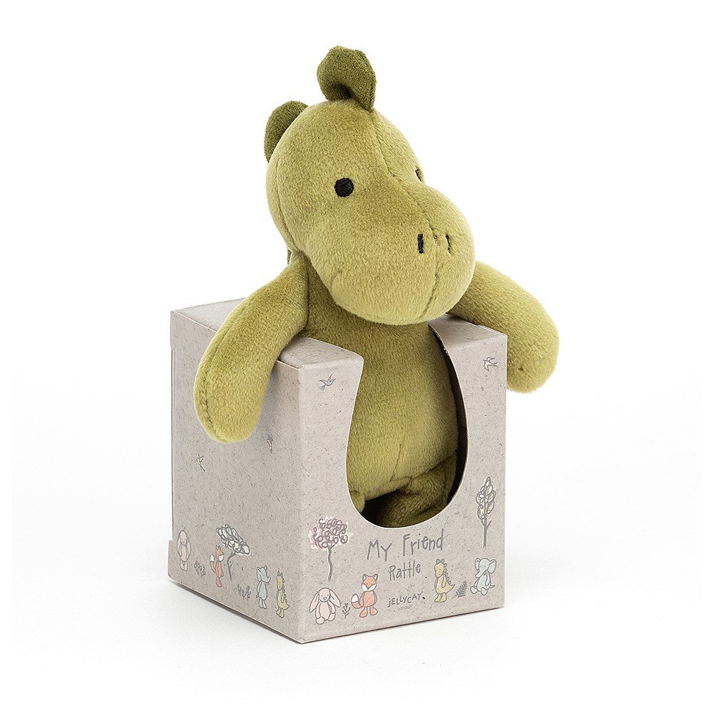 JellyCat My Friend Dino Rattle - H12cm